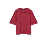 VERO MODA Maglione da Donna VMSILJE, Nastro Rosso, XS