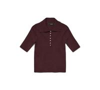 VERO MODA Maglione Donna Vmmarina 2/4 Poloneck Noos, Winetasting, S