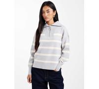 Vero Moda - Vmsaba Stripe Ls Highneck Blouse Ga Noos Grigio - Abbigliamento S Grigio