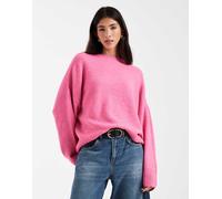 Vero Moda - Maglione morbido rosa cosmo con scollo a O S