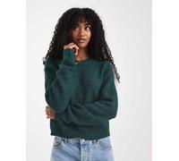 Vero Moda - Maglione verde pino in maglia soffice con scollo circolare 2XL