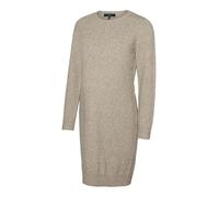 Vero Moda Maternity Vmmdoffy LS O-Neck Dress Ga Noos Abito Lavorato a Magli, Sepia Tint, M Donna