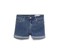 Vero Moda Pantaloncini da Donna Vmluna Mr Fold Mix Ga Noos, Media Blu Denim, L