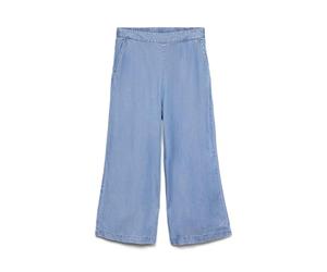 VERO MODA Pantalone Culotte Donna con Cintura Elastica e Gamba Ampia