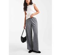 Vero Moda - Pantaloni ampi color sale e pepe mélange-Nero S