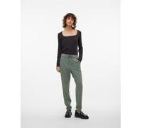 Vero Moda - Pantaloni color corona di alloro-Verde S L32