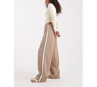 VERO MODA Vmberlin MW Wide Panel Pant Noos, Visone Argenteo, (M) W x 32L Donna