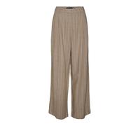 VERO MODA Pantaloni con piega frontale 'VMMindy' crema / marrone Donna VERO MODA 44x32 crema / marrone