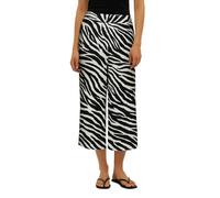 Vero Moda pantaloni crop in fantasia zebrata bianco nero XS