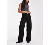 Vero Moda - Pantaloni eleganti dritti neri con pieghe sul davanti-Nero XXS