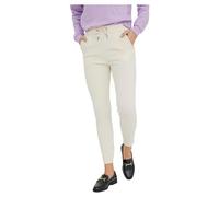 VERO MODA Pantaloni in Tessuto Pantaloni Business Eleganti in Stretch Pantaloni Comodi con Coulisse VMEVA, Colore:Crema, Taglia:L / 32L, Lunghezza della Gamba:L32