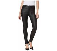 Vero Moda Vmseven Nw SS Smooth Coated Pants Noos Pantaloni, Nero (Black Detail:Coated), 38 /L30 (Taglia Produttore: Medium) Donna