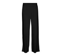VERO MODA Vmeasy Joy HW Wide Pants Wvn Ga Pantaloni in Tessuto, Nero, M Donna