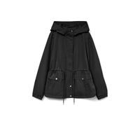 VERO MODA Parka lungo da donna VMPAISLEY, Nero, XS