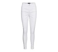 Vero Moda VMSOPHIA HW Skinny J Sof VI403 GA Petite Jeans, Bright White, XL/P/28 Donna