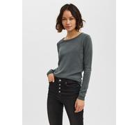 Vero Moda Vmcare Structure Ls O-neck Blou Ga Noos, Maglione Donna, Balsamo Verde, XL