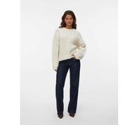 Vero Moda - Pullover in maglia color betulla-Neutro S