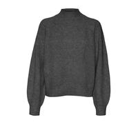 VERO MODA Pullover 'Leaf' grigio scuro Donna - Abbigliamento - Taglie comode - Pullover e cardigan - Pullover VERO MODA XL