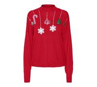 VERO MODA Pullover 'NEW QUEEN GUARD ' colori misti / rosso Donna VERO MODA XS colori misti / rosso