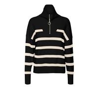 VERO MODA Pullover 'Saba' nero / offwhite Donna VERO MODA L nero / offwhite