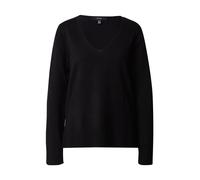 VERO MODA Pullover Donna Aderente Scollo a V Maniche Lunghe Polsini a Costine, Colore:Nero-2, Taglia:XL