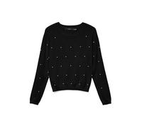 VERO MODA Pullover 'VMGlory' nero / bianco perla Donna VERO MODA M nero / bianco perla