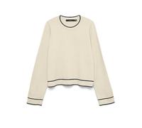 VERO MODA Pullover VMGOLD crema | L