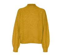 VERO MODA Pullover 'VMLEAF' senape Donna - Abbigliamento - Taglie comode - Pullover e cardigan - Pullover VERO MODA XL