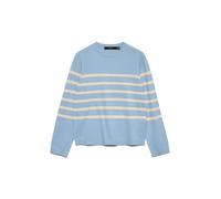 VERO MODA Pullover 'VMSaba' sabbia / blu cielo Donna - Abbigliamento - Taglie comode - Pullover e cardigan - Pullover VERO MODA S