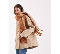 Vero Moda - Sciarpa in maglia con stampa bambi-Neutro One Size