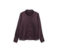 VERO MODA Shirt Vmmerle LS-Maglietta Wvn Ga Noos, Winetasting, M Donna