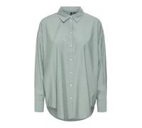 VERO MODA Shirt Vmnora LS Wvn Ga Noos-Maglietta Oversize, Laurel Wreath, S Donna