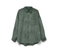 VERO MODA Shirt Vmsanne Courderoy LS Maglietta Wvn Ga Noos, Laurel Wreath, M Donna