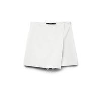 VERO MODA Short Skort Vmmelina HW Noos-Pantaloncini Corti, Bianco, M Donna