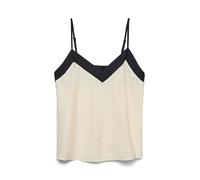 VERO MODA Singlet Vmdenise-Canottiera Top Wvn Btq Ga, Betulla, S Donna