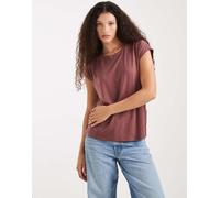 VERO MODA VMAVA Plain SS Top GAJRS Noos Camicia, Rose Brown, XS da Donna