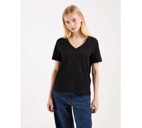 Vero Moda - T-shirt con scollo a V nera-Nero XS