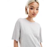 Vero Moda - T-shirt in maglia grigio chiaro mélange 2XL