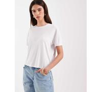 Vero Moda - T-shirt oversize aderente bianca-Bianco XS