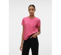 Vero Moda - T-shirt rosa chiaro con maniche risvoltate 2XL