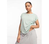 Vero Moda - T-shirt verde salvia con scollo rotondo S