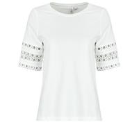 Vero Moda T-shirt VMIVACY 2/4 O-NECK TOP in Bianco EU XS