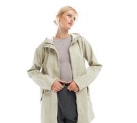 Vero Moda Tall - Giacca impermeabile spalmata color pietra con cappuccio-Neutro XS