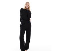 Vero Moda Tall - Joggers oversize neri con fondo elasticizzato in coordinato-Nero XS