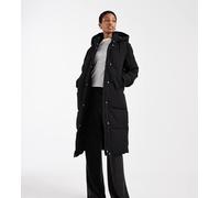 Vero Moda Tall - Piumino taglio lungo nero 2 in 1 con maniche rimovibili S