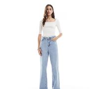 Vero Moda Tall - Tessa - Jeans con fondo ampio lavaggio blu chiaro W32 L36