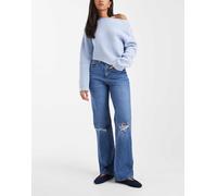 Vero Moda - VMTESSA HR WIDE DST JEANS RA380 GA Blu - Abbigliamento 27 X 32 Blu