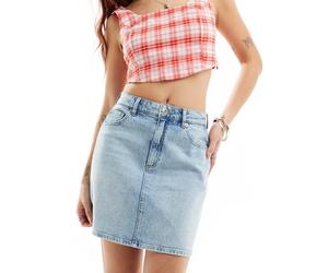 Vero Moda - Tessa - Minigonna di jeans blu chiaro M