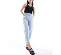 Vero Moda - Tessa - Mom jeans lavaggio blu chiaro a vita alta W32
