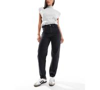 Vero Moda - Tessa - Mom jeans lavaggio nero grigio W26